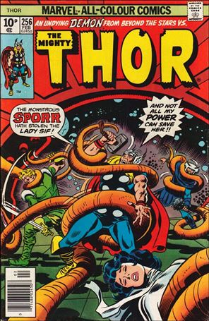 Thor (1966) issue 256-B UK Price Cover