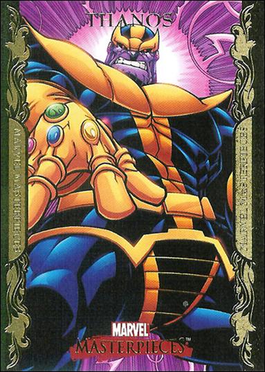 2007 Marvel Masterpieces (Parallel Gold Border Base Set) card 84 Thanos