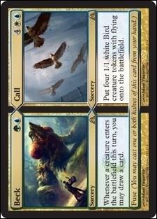 Magic the Gathering: Dragon's Maze (Base Set) card 123 Beck//Call