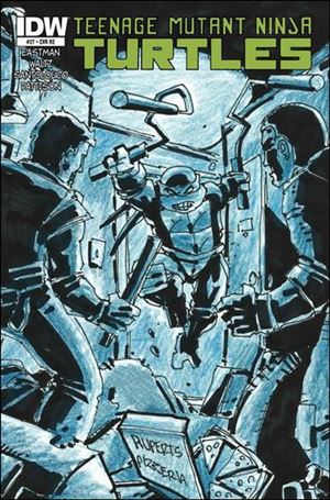 Teenage Mutant Ninja Turtles (2011) issue 27-D Kevin Eastman Jetpack Comics Cover 1/1000
