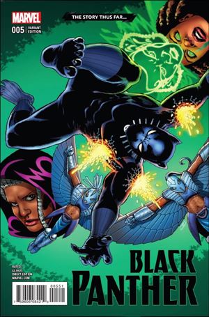 Black Panther (2016) issue 5-E John Cassaday The Story Thus Far... Cover