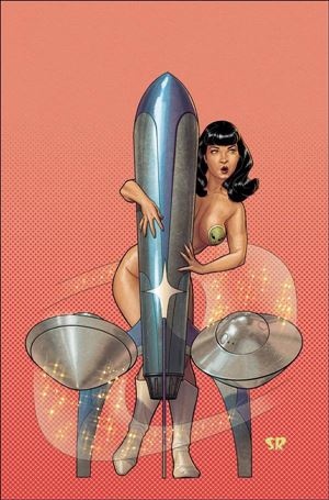 Bettie Page: The Alien Agenda issue 4-Q Stephane Roux 1:30 Virgin Cover