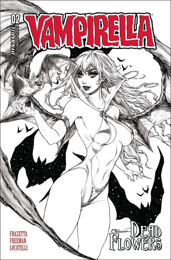 Vampirella: Dead Flowers issue 2-F Collette Turner 1:10 Line Art Cover
