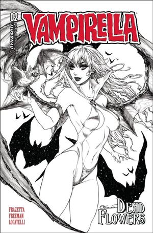 Vampirella: Dead Flowers issue 2-F Collette Turner 1:10 Line Art Cover