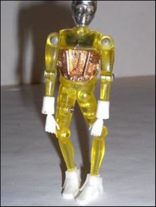 Micronauts (Series 1) figure 1-C Time Traveler (Yellow Body)