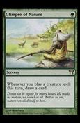 Magic the Gathering: Champions of Kamigawa (Base Set) card 210 Glimpse of Nature