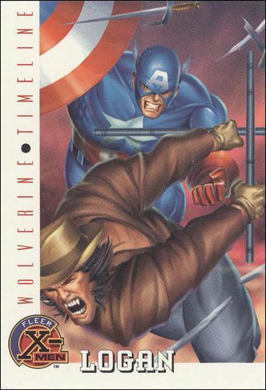 1996 Fleer X-Men International (Base Set) card 80 Logan