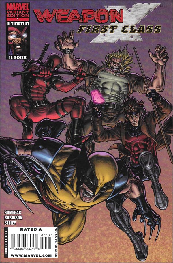 Weapon X: First Class issue 1-B Michael Ryan 1:10 Cover