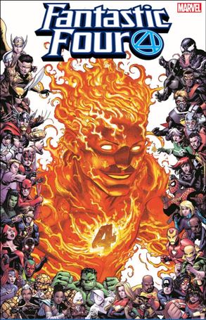 Fantastic Four (2018) issue 13-C Nick Bradshaw Marvel 80th Frame Cover
