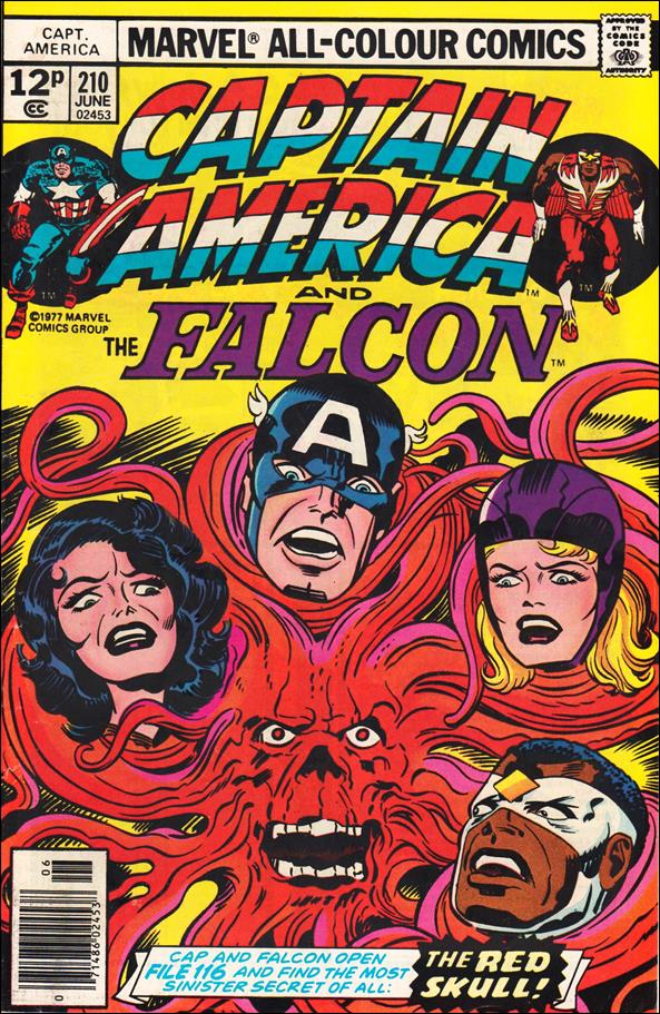 Captain America (1968) issue 210-C UK Price Cover