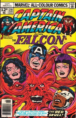 Captain America (1968) issue 210-C UK Price Cover