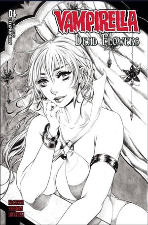 Vampirella: Dead Flowers issue 4-F Collette Turner 1:10 Line Art Cover