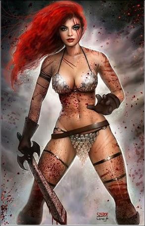Red Sonja: Death and the Devil issue 1-Y Nathan Szerdy Virgin Cover