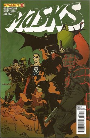 Masks issue 8-E Paul Pope Subscription Cover