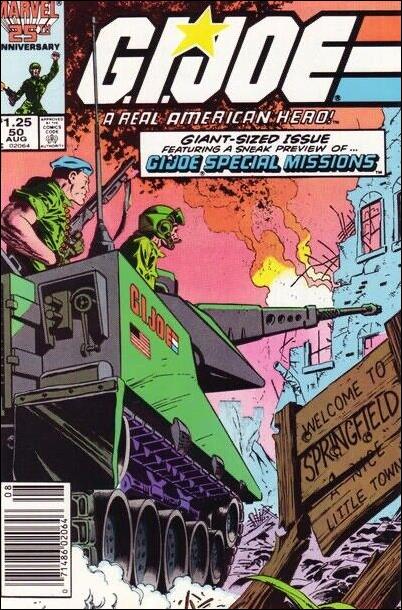 G.I. Joe: A Real American Hero issue 50-B Newsstand Cover