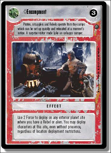 Star Wars: Dagobah Limited (Base Set) card 109 Encampment