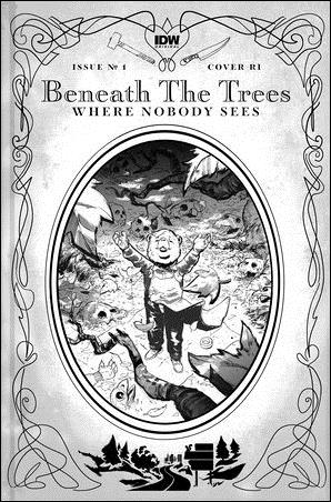 Beneath the Trees Where Nobody Sees issue 1-D Riley Rossmo 1:50 B&W Cover