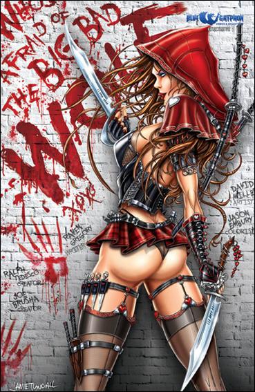 Grimm Fairy Tales Myths & Legends issue 3-E Jamie Tyndall Blue Gryphon "Bad Girl" Cover 1/150