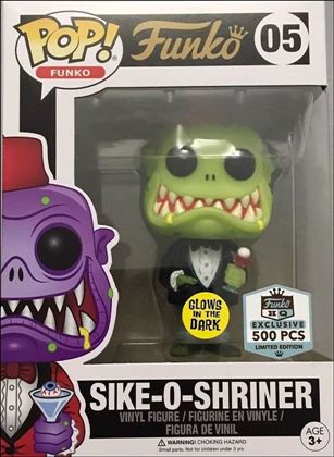 POP! Funko - Fantastik Plastik figure 5-C Sike-O-Shriner (Green) (GitD) Funko HQ 1/500