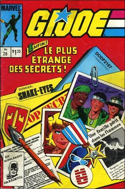 G.I. Joe: A Real American Hero issue 26-E French-Canadian Price Cover