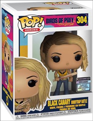 POP! Heroes figure 304-B Black Canary Boobytrap Battle Entertainment Earth