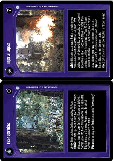 Star Wars: Endor Limited (Base Set) card 77 Endor Operations / Imperial Outpost