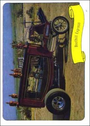 Kustom Cars 1  (Base Set) card 13-B Boothill Express (Text Back)