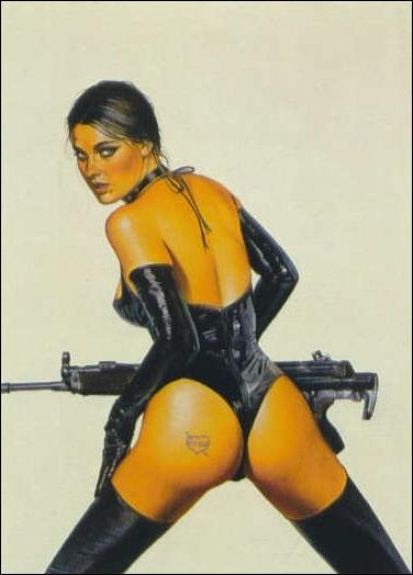 Sorayama: Sexy Robots And Pinups (Base Set) card 38 Sniper