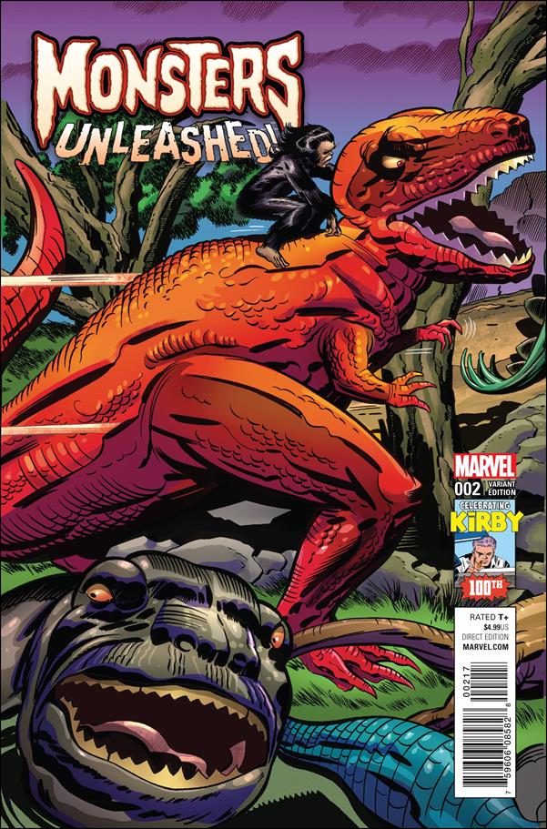 Monsters Unleashed (2017/03) issue 2-F Jack Kirby 1:10 Cover