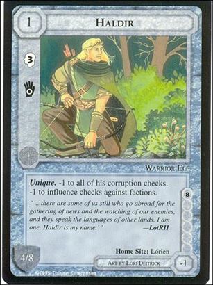 Middle-Earth: The Wizards (Base Set) card 205 Haldir