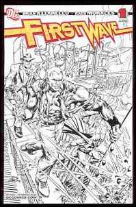 First Wave (2010) issue 1-C Neal Adams Black & White Cover