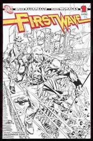 First Wave (2010) issue 1-C Neal Adams Black & White Cover