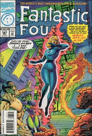 Fantastic Four (1961) issue 387 Die-Cut Holofoil Cover