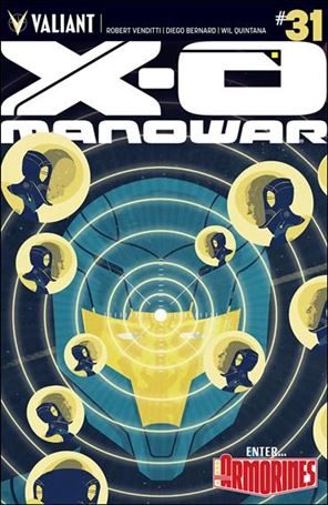 X-O Manowar (2012)  issue 31 Raul Allen Left Side Cover