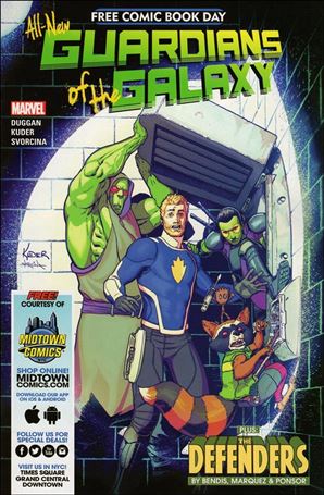 Free Comic Book Day 2017 (All-New Guardians of the Galaxy) issue 1-B Midtown Comics cover