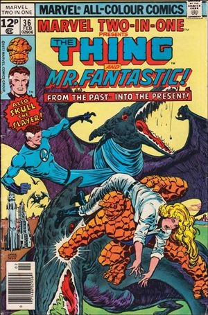 Marvel Two-in-One (1974) issue 36-B UK Price Cover