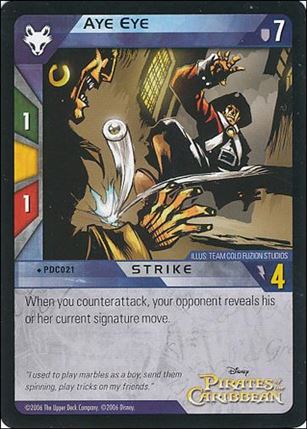 Pirates of the Caribbean - Dead Man's Chest (Base Set) card PDC021 Aye Eye