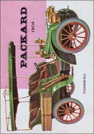 World on Wheels (Base Set) card 124  Packard Tonneau 1904