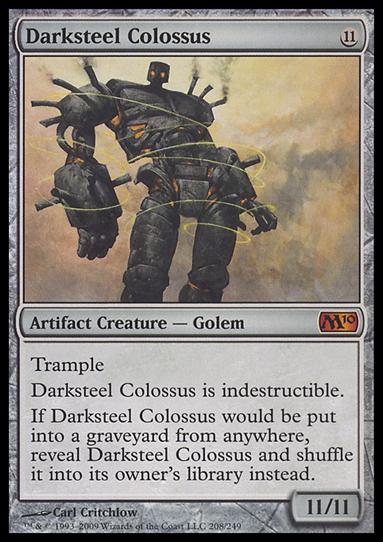 Magic the Gathering: 2010 Core Set (Base Set) card 208 Darksteel Colosuss