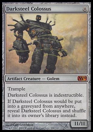 Magic the Gathering: 2010 Core Set (Base Set) card 208 Darksteel Colosuss