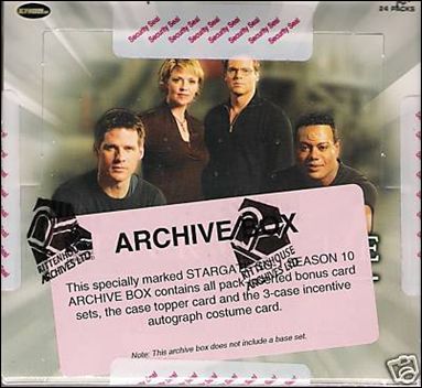 Stargate SG-1: Season 10 card 1-B Archive Box