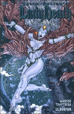 Brian Pulido's Lady Death: Warrior Temptress issue 1-R Platinum Foil Cover