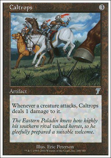 Magic the Gathering: 7th Edition (Base Set) card 288 Caltrops