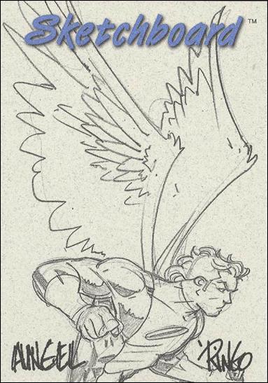 Marvel Creators Collection '98 (Sketchboard Subset) card 9-C Angel (Grey)