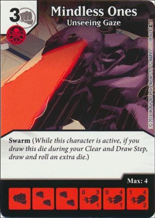 Marvel Dice Masters Doctor Strange card 18 Mindless Ones: Unseeing Gaze