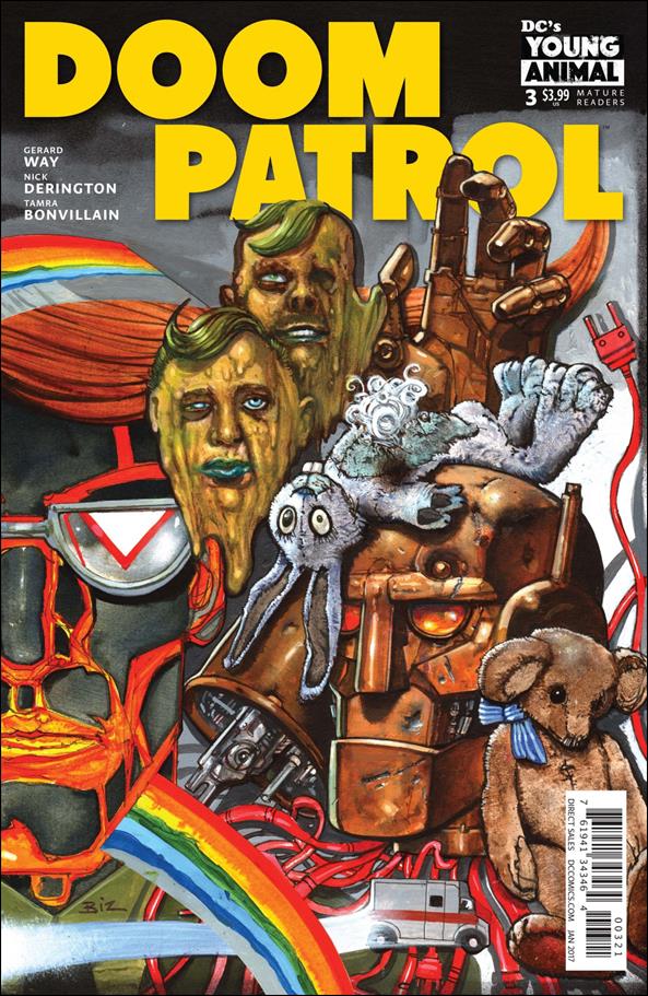 Doom Patrol (2016) issue 3-B Simon Bisley Cover
