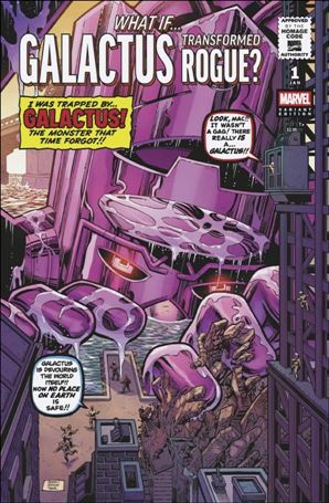 What If...? Galactus Transformed Rogue? issue 1-B Dan Jurgens Sci-Fi Homage Cover
