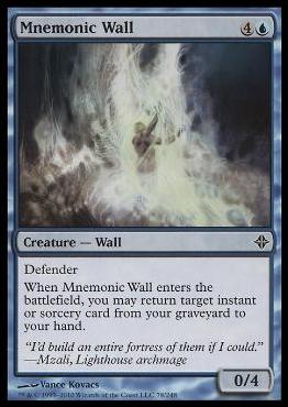 Magic the Gathering: Rise of the Eldrazi (Base Set) card 78 Mnemonic Wall