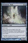 Magic the Gathering: Rise of the Eldrazi (Base Set) card 78 Mnemonic Wall