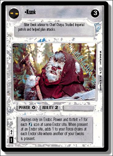 Star Wars: Endor Limited (Base Set) card 96 Kazak